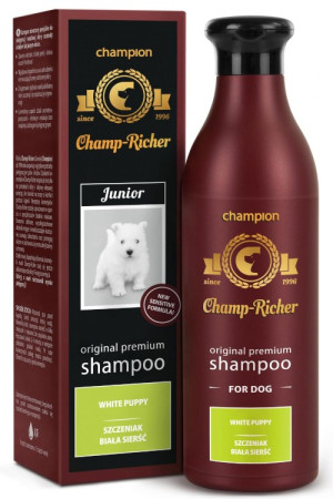 CHAMP-RICHER Szampon dla szczeniąt biała sierść 250ml