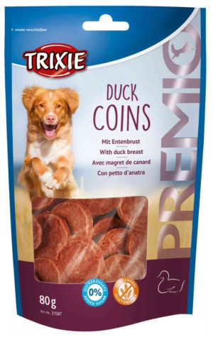 TRIXIE Przysmak Premio Duck Coins - krążki z kaczki 80g