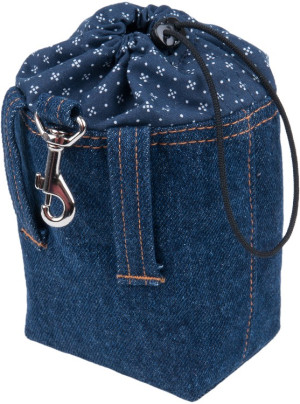 AMIPLAY Torebka na przysmaki Denim - Granatowa