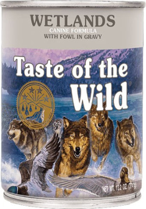 TASTE OF THE WILD Wetlands Formula - puszka 390g