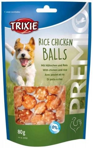 TRIXIE Przysmak Premio Balls Chicken - kuleczki z drobiem i ryżem 80g