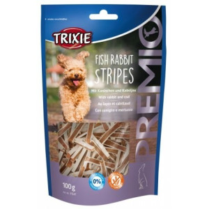 TRIXIE Premio Fish Rabbit Stripes - paski z rybą i królikiem 100g