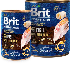 BRIT Premium By Nature Fish & Fish Skin (puszka) 400g
