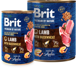 BRIT Premium By Nature Lamb & Buckwheat (puszka) 800g