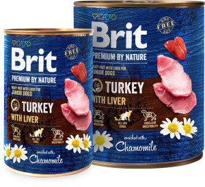BRIT Premium By Nature Turkey & Liver (puszka) 400g