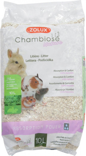 ZOLUX Podściółka Chambiose Nature - podściółka z konopi 10L