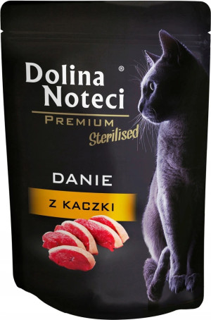 DOLINA NOTECI Premium STERILISED - Danie z kaczki dla kota (saszetka) 85g