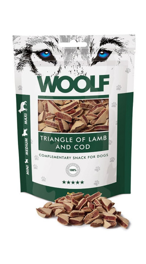 WOOLF Lamb and Cod Triangle 100g