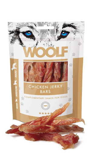 WOOLF Chicken Jerky Bars 100g