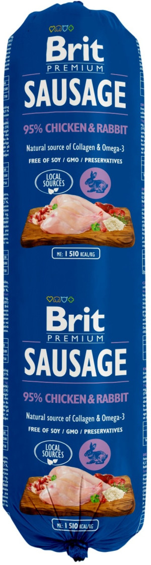 BRIT Sausage Chicken & Rabbit 800g