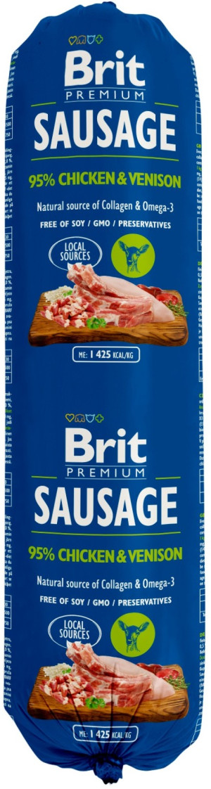 BRIT Sausage Chicken & Venison 800g