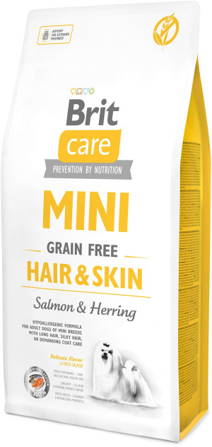 BRIT CARE Mini Hair & Skin - Salmon & Herring 400g