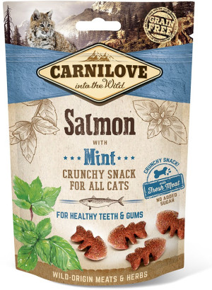 CARNILOVE Cat Crunchy Salmon Mint 50g