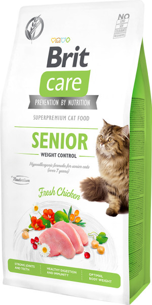 BRIT CARE CAT Grain-Free Senior Weight Control 2kg