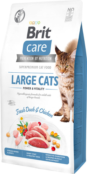 BRIT CARE CAT Grain-Free Large cats Power and Vitality 400g