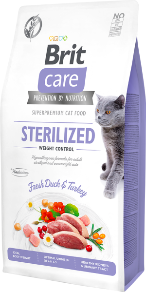 BRIT CARE CAT Grain-Free Sterilized Weight Control 400g