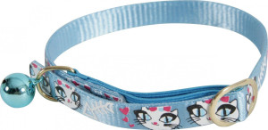 ZOLUX Obroża nylonowa dla kota LadyCat 30 cm - niebieski