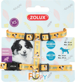 ZOLUX Szelki Puppy Mascotte - żółty 13 mm