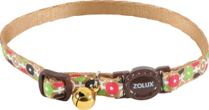 ZOLUX Obroża regulowana nylonowa Arrow - brązowy