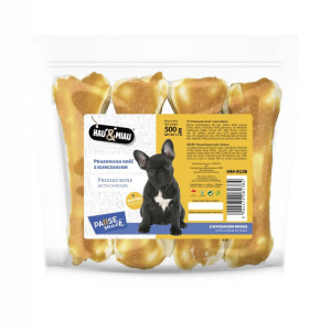 HAU MIAU Pause Snack - Prasowana kość z kurczakiem 500g