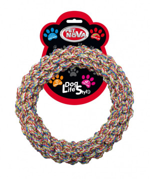 PET NOVA Ringo ze sznura bawełnianego - 25cm średnicy