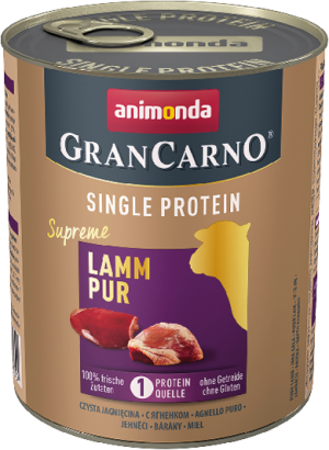 ANIMONDA GranCarno Single Protein Supreme Czysta Jagnięcina 800g 800g