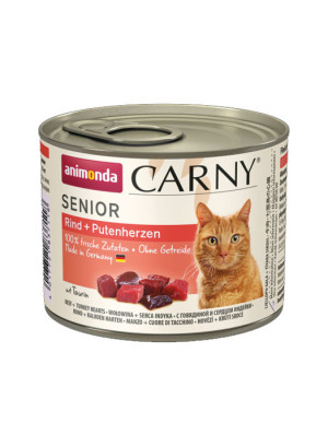 ANIMONDA Carny Senior - Wołowina z sercami indyka 200g 200g