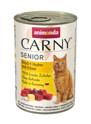 ANIMONDA Carny Senior - Wołowina, kurczak z żółtym serem 400g 400g
