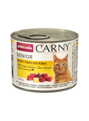 ANIMONDA Carny Senior - Wołowina, kurczak z żółtym serem 200g 200g