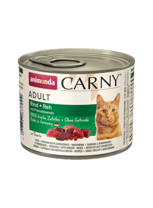 ANIMONDA Carny Adult - Wołowina, sarnina z borówkami 200g 200g