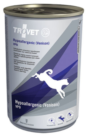 TROVET Dog VPD Hypoallergenic Venison (puszka) 6x 400g