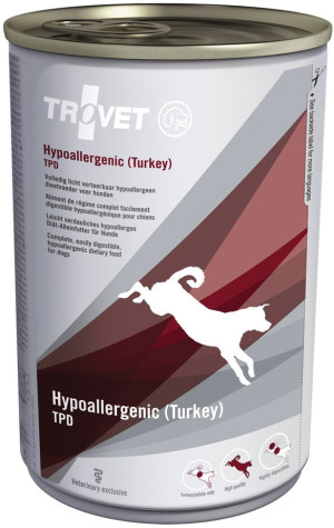 TROVET Dog TPD Hypoallergenic Turkey (puszka) 400g