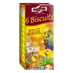 VERSELE-LAGA Prestige Biscuit Fruit - owocowe biszkopty dla ptaków 6 szt.