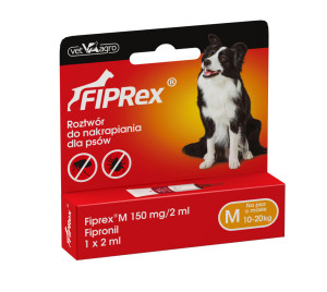 FIPREX krople M (1 pipeta x 2ml) - od 10 kg do 20 kg