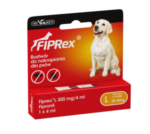 FIPREX krople L (1 pipeta x 4ml) - od 20 kg 40 kg