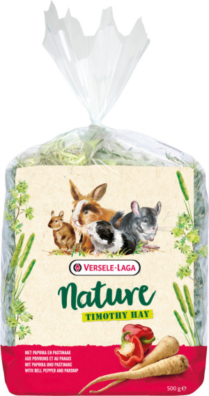 VERSELE-LAGA Timothy Hay Bell Pepper & Parsnip 500g - siano tymotkowe z papryką i pasternakiem