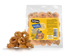 HAU MIAU Krążki rybne owinięte miękkim kurczakiem 500g