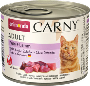 ANIMONDA Carny Adult - Indyk i jagnięcina 200g 6x 200g