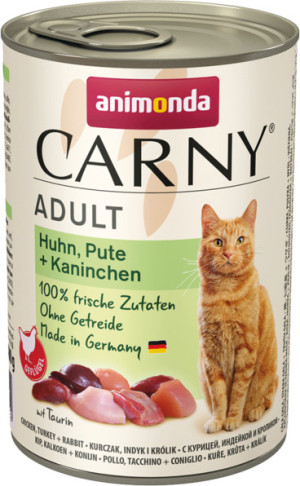ANIMONDA Carny Adult - Kurczak, Indyk i królik 400g 400g
