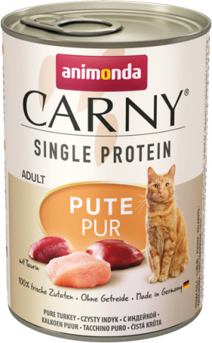 ANIMONDA Carny Adult Single Protein - Indyk 400g 6x 400g