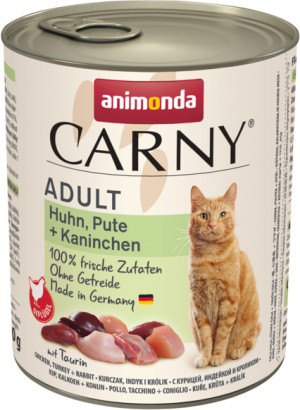 ANIMONDA Carny Adult - Kurczak indyk królik 800g 6x 800g