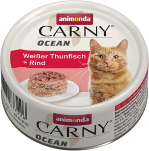 ANIMONDA Carny Ocean biały tuńczyk i wołowina 12x 80g