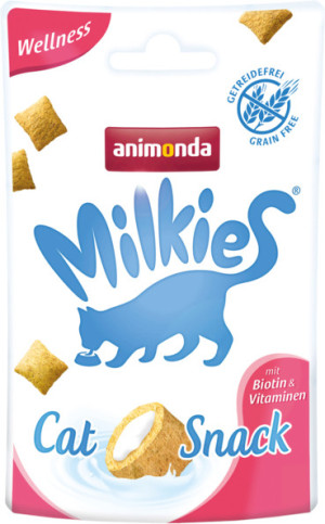 ANIMONDA Milkies Cat Snack - Wellnes 30g