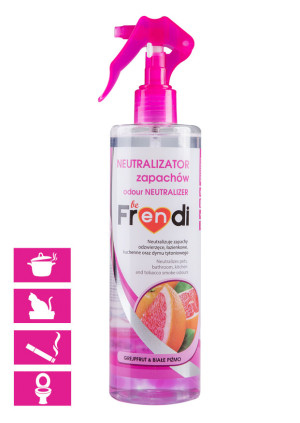 BE FRENDI Spray Neutralizator Zapachów - Grejpfrut i Białe Piżmo 400 ml