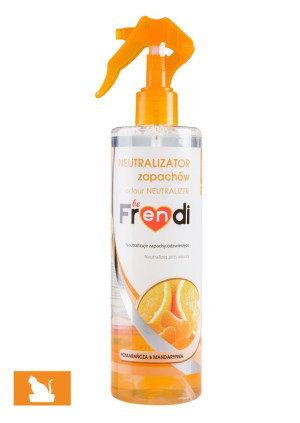 BE FRENDI Spray Neutralizator Zapachów Odzwierzęcych - Pomarańcza i Mandarynka 400 ml