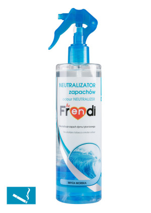 BE FRENDI Spray Neutralizator Zapachu Dymu Papierosowego - Morska Bryza 400 ml