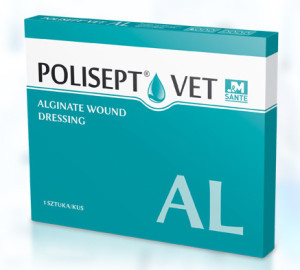 POLISEPT VET Opatrunek AL na rany 10x10cm 1 szt.