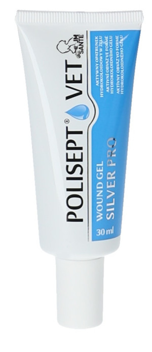 POLISEPT VET Wound Gel Silver Pro - żel na rany 30ml