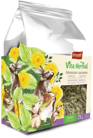 VITAPOL Vita Herbal dla gryzoni i królika - mniszek lekarski 75g