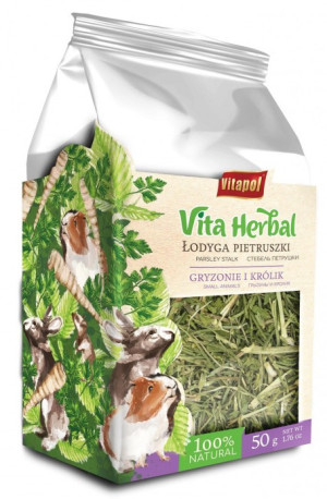 VITAPOL Vita Herbal dla gryzoni i królika - łodyga pietruszki 50g